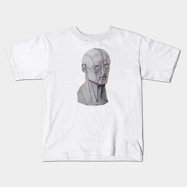 Art of anatomy, Head structure, Sculpture drawing Kids T-Shirt by Tapood